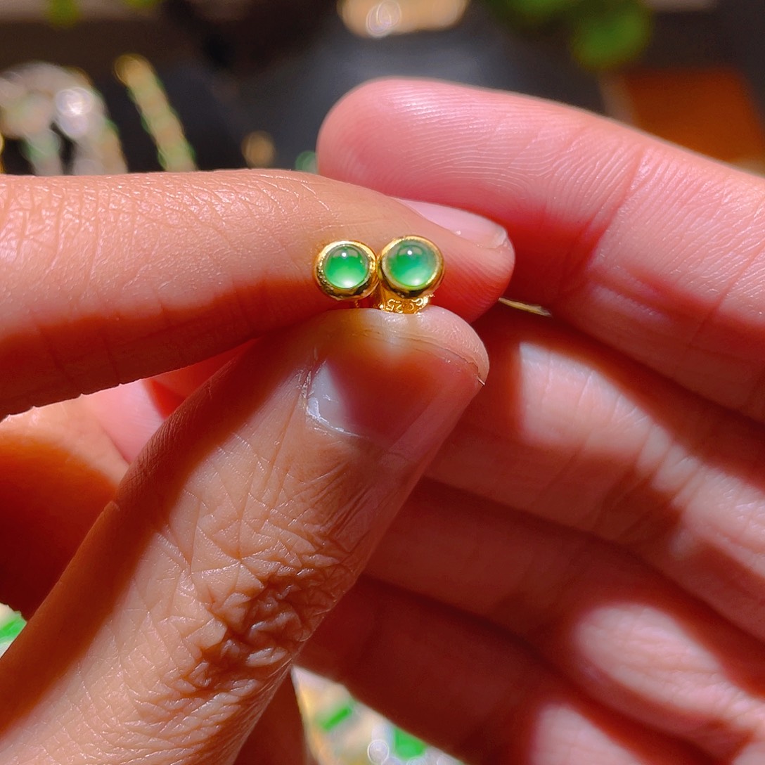 翡翠吊坠(不含链)银S925镶嵌