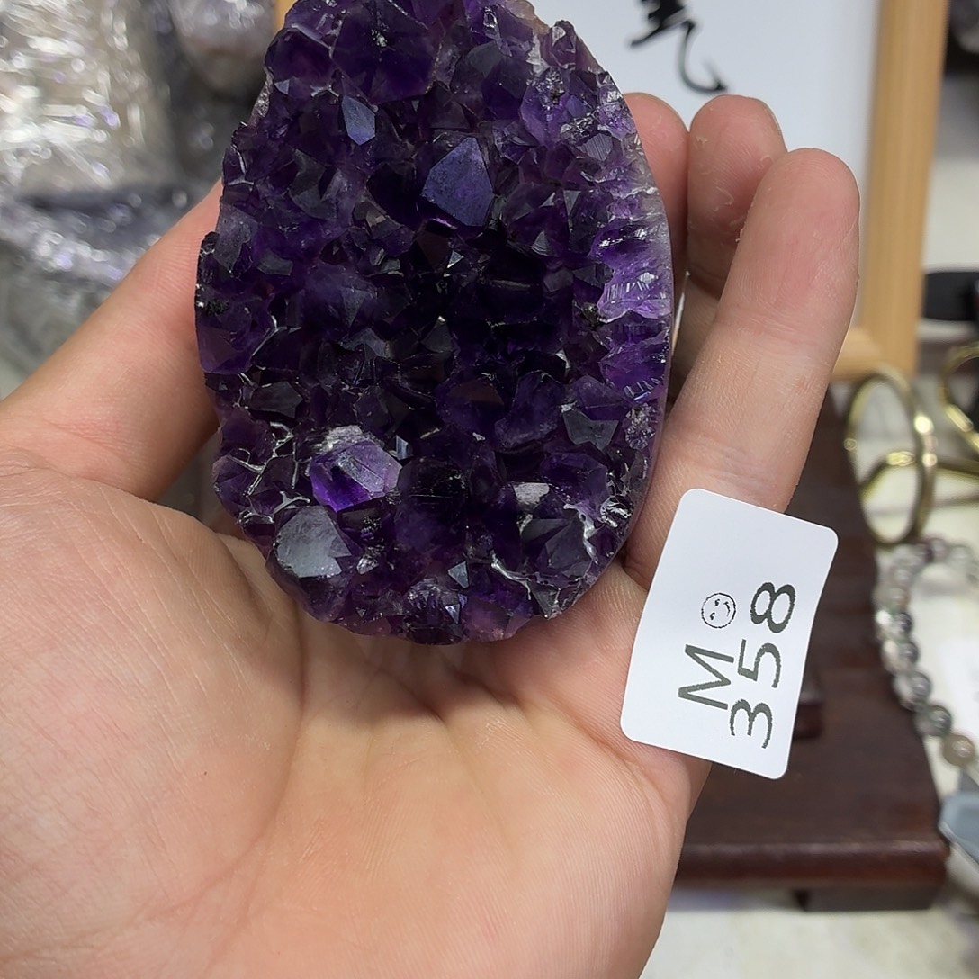 未镶嵌摆件紫晶水晶