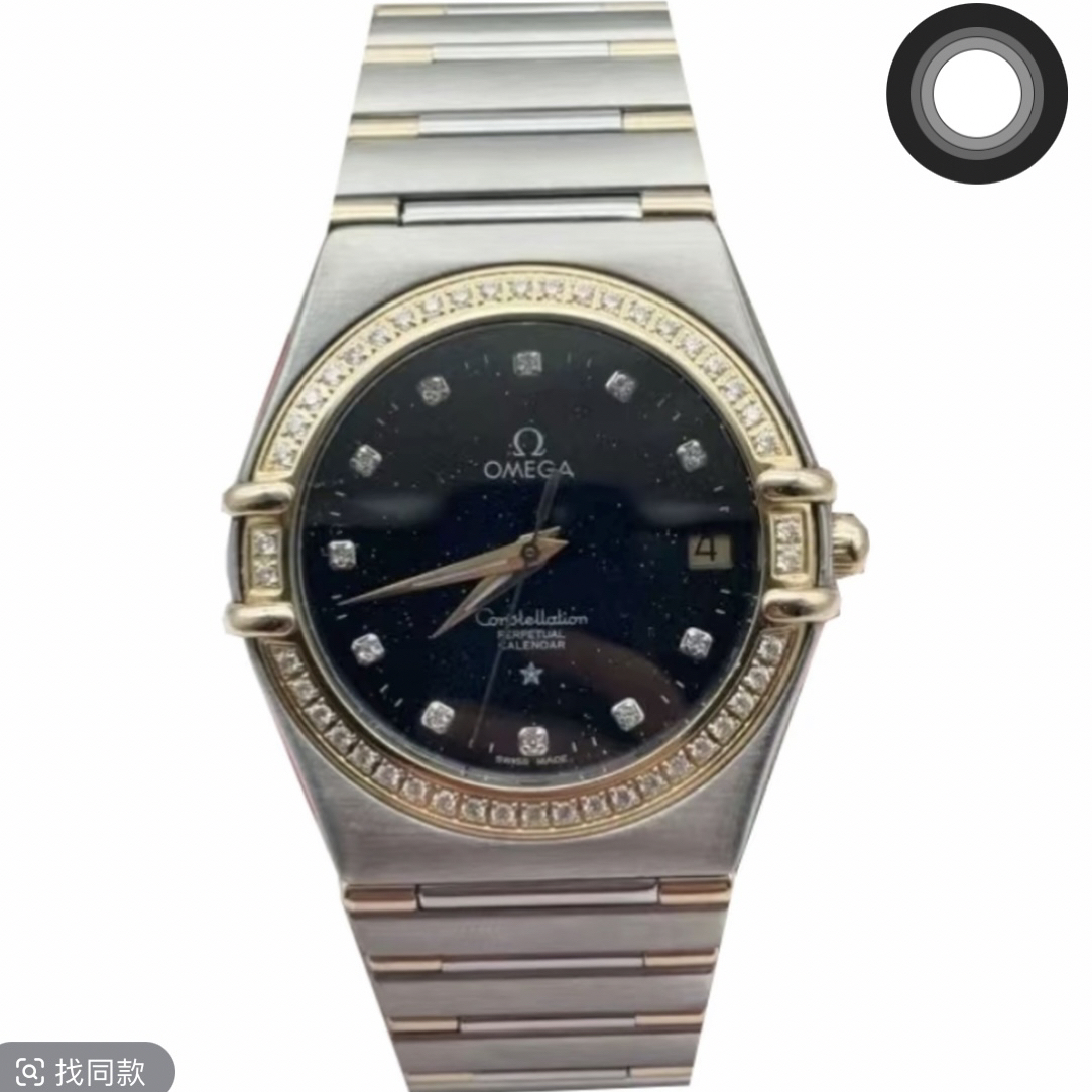 95新 Omega/欧米茄 星座系列/ 35.5mm/后钻后星空盘/自动机械中性