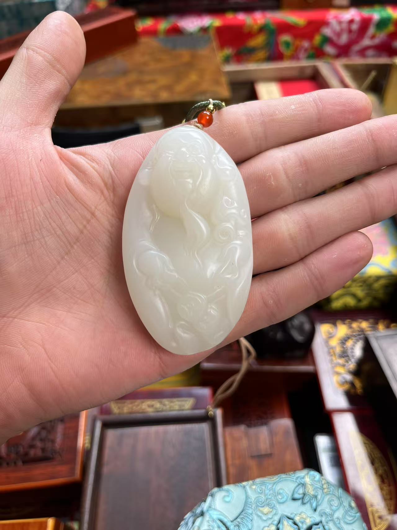 【闪购商品】和田玉财神