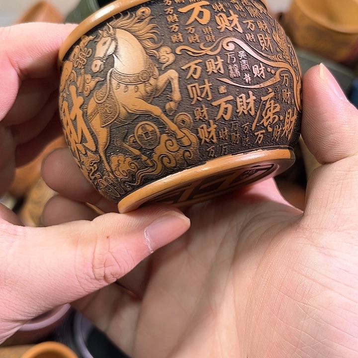 茶杯紫砂全手工紫砂主人杯