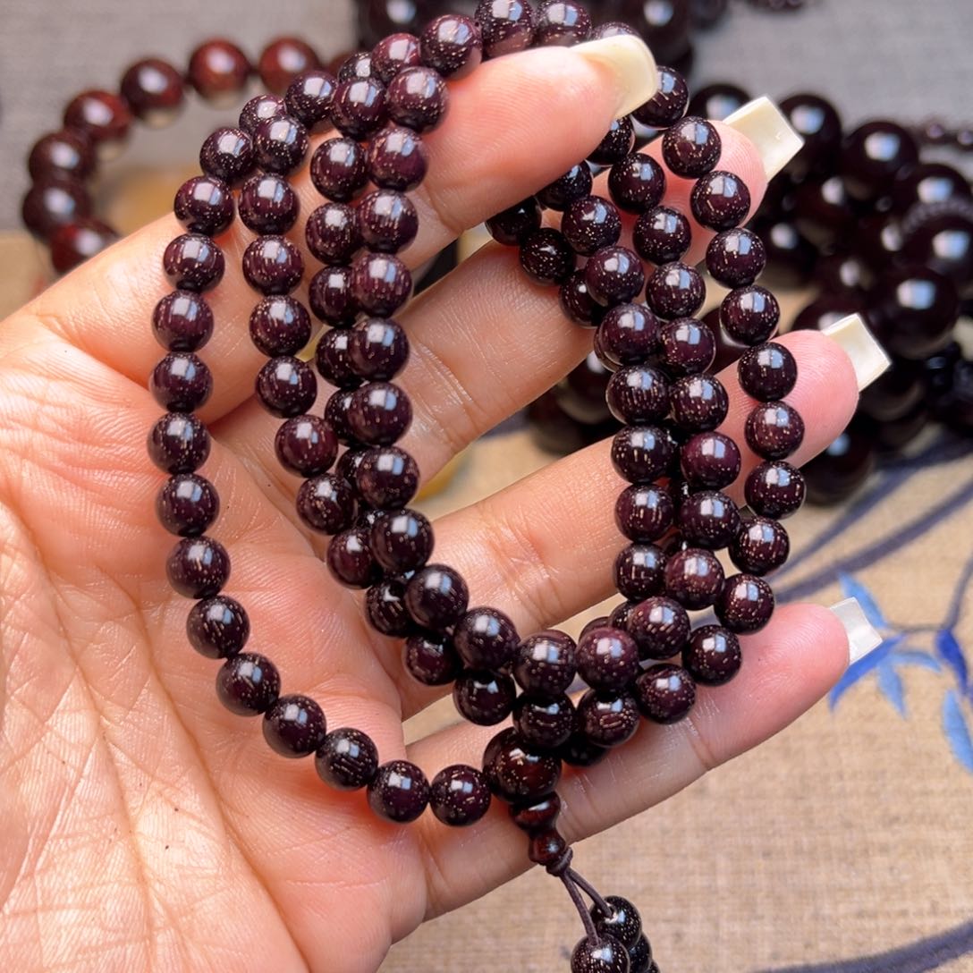 檀香紫檀（小叶紫檀）0.6 108颗满星