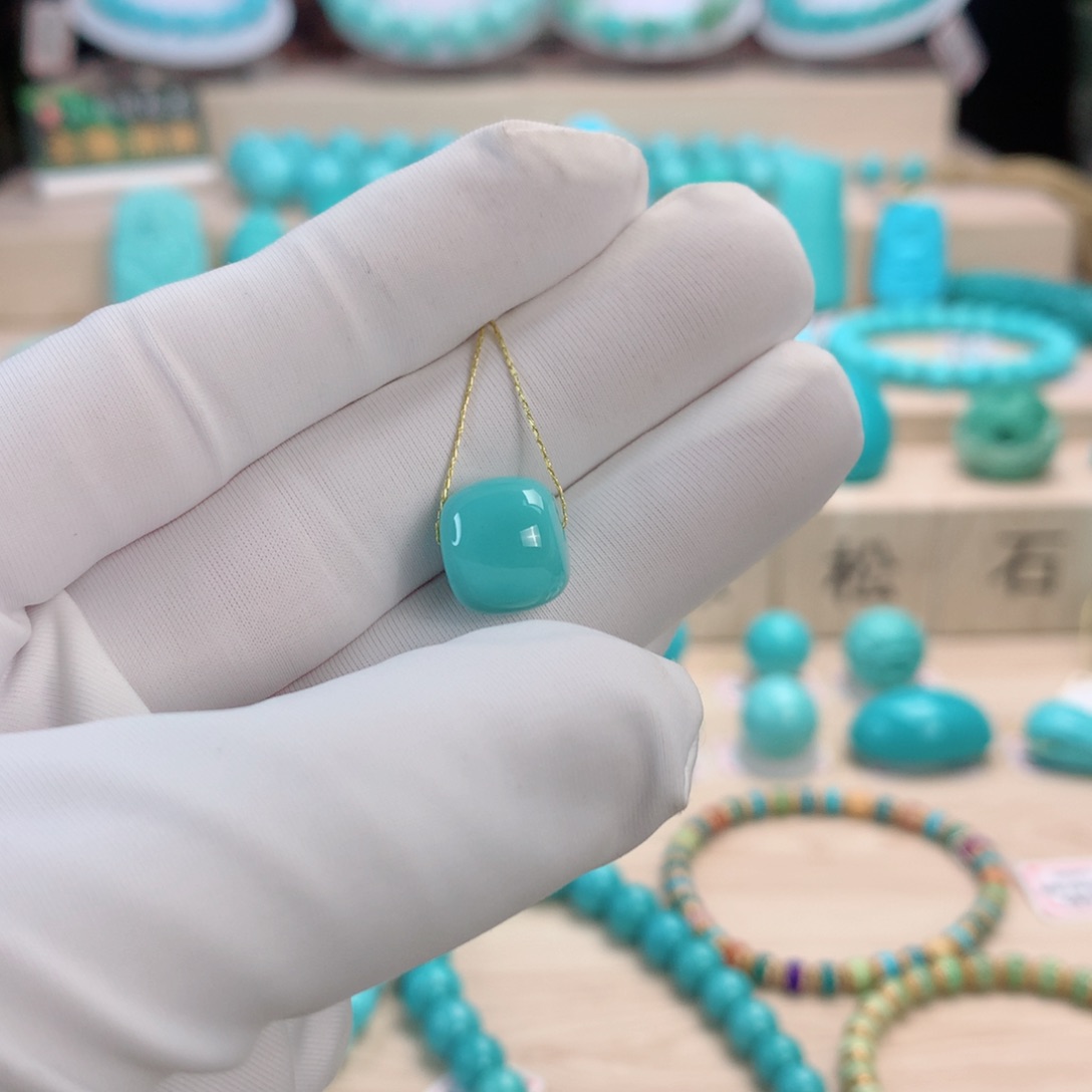 绿松石挂件未镶嵌小****