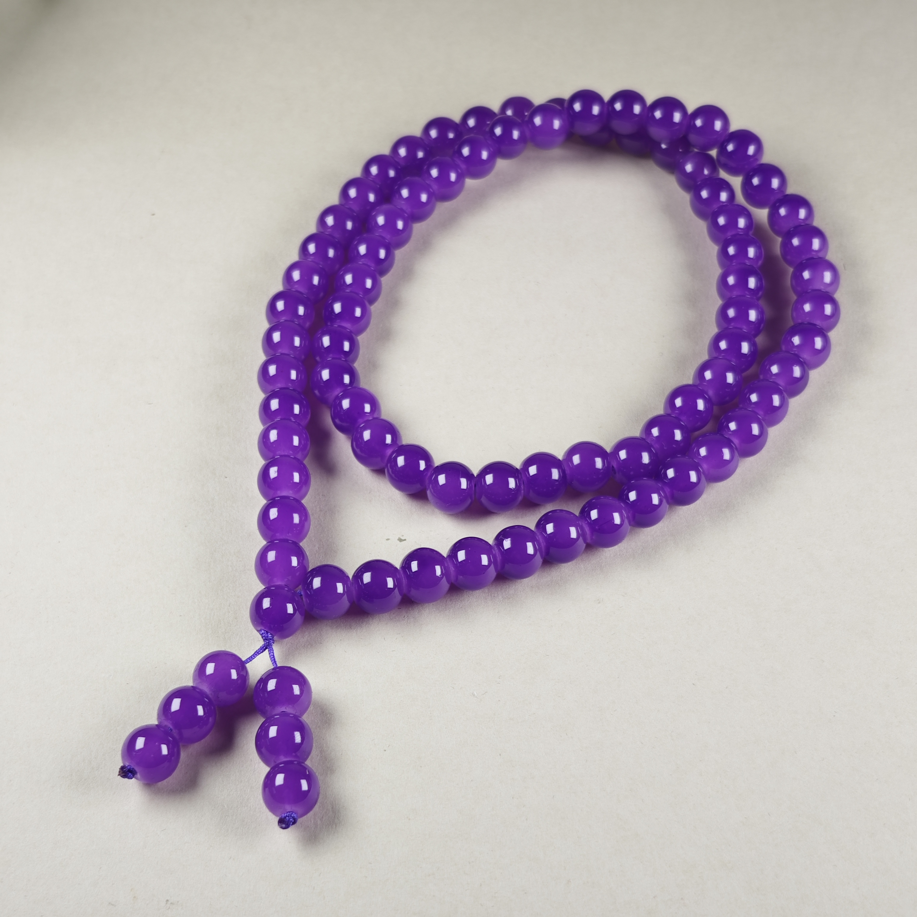 【晨晨珠宝】UY504轻奢素款紫 龙 醇 项链 多样性发其一