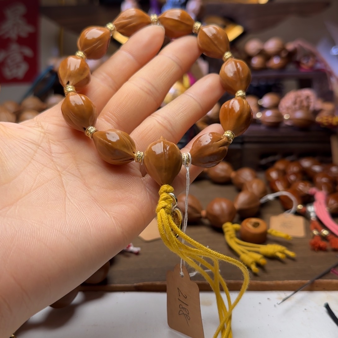橄榄核手串清**寒1522梅林铁核