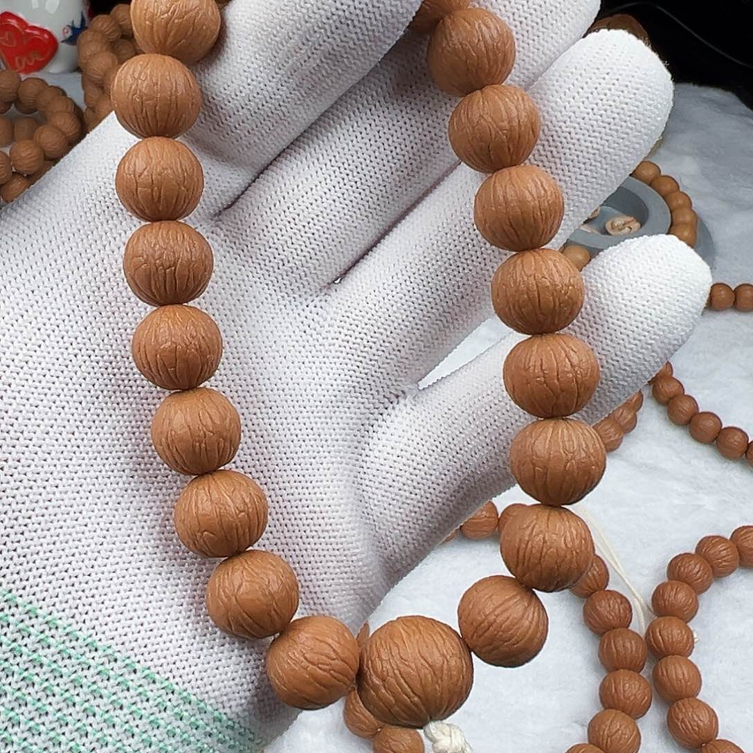 功***捐猴头核桃手串凤羽