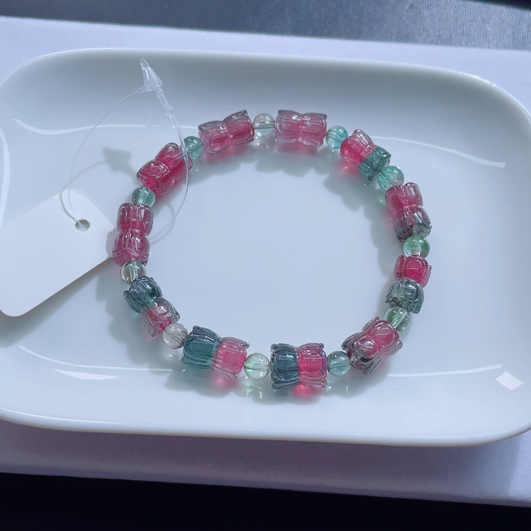 手链碧玺未镶嵌碧玺手链