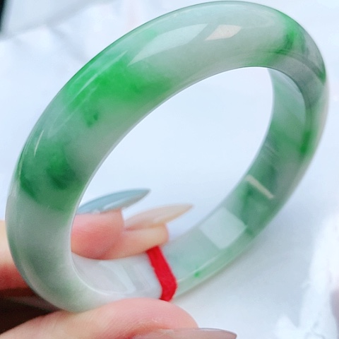 未镶嵌手镯翡翠52圈口881424