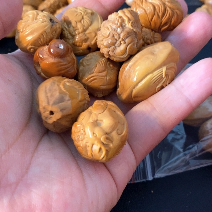 橄榄核手串/手链橄榄微瑕单粒随机发一粒
