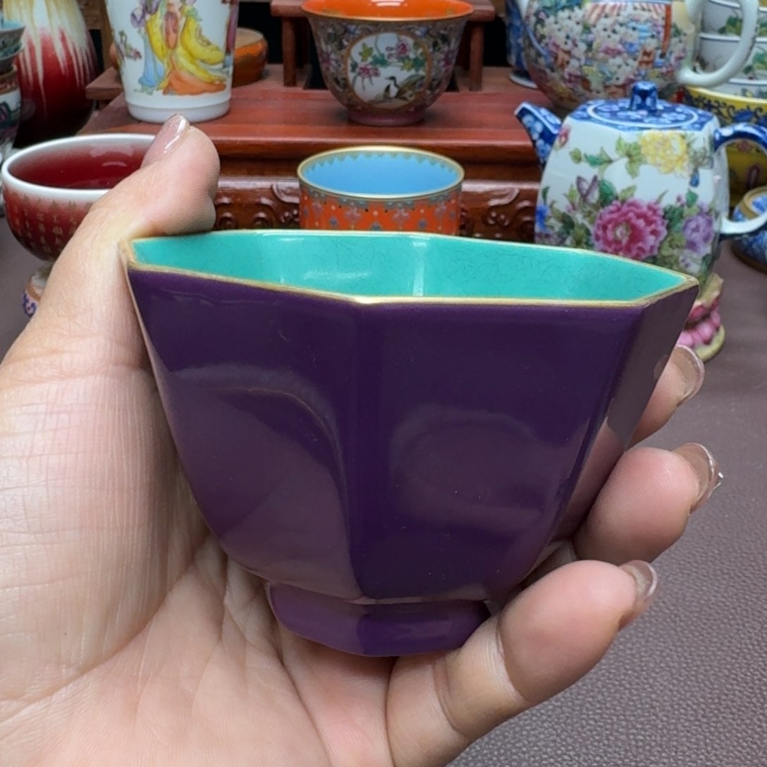 瓷片景德镇仿古手工制作精品展示