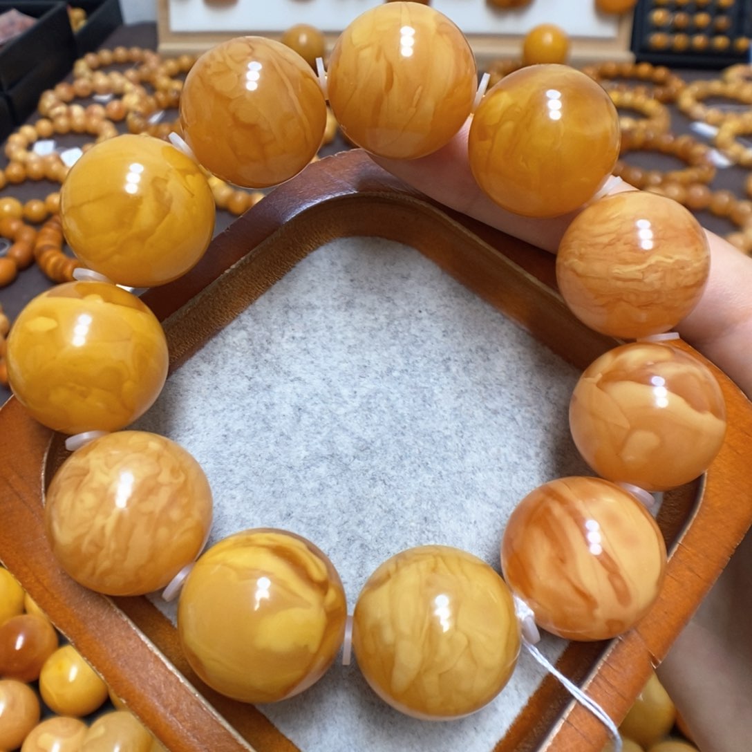 蜜蜡手链未镶嵌蜜蜡