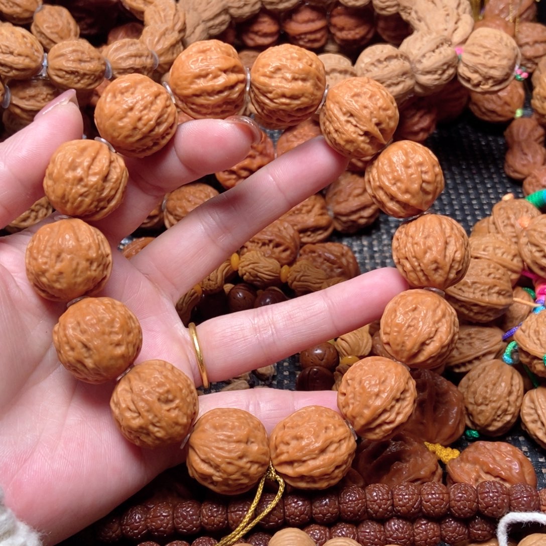 文玩核桃手串荔枝纹手串