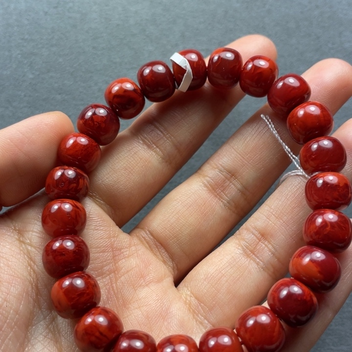 南红玛瑙配饰未镶嵌10.3mm