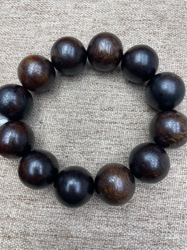 沉香木串文玩老料 手串 143号