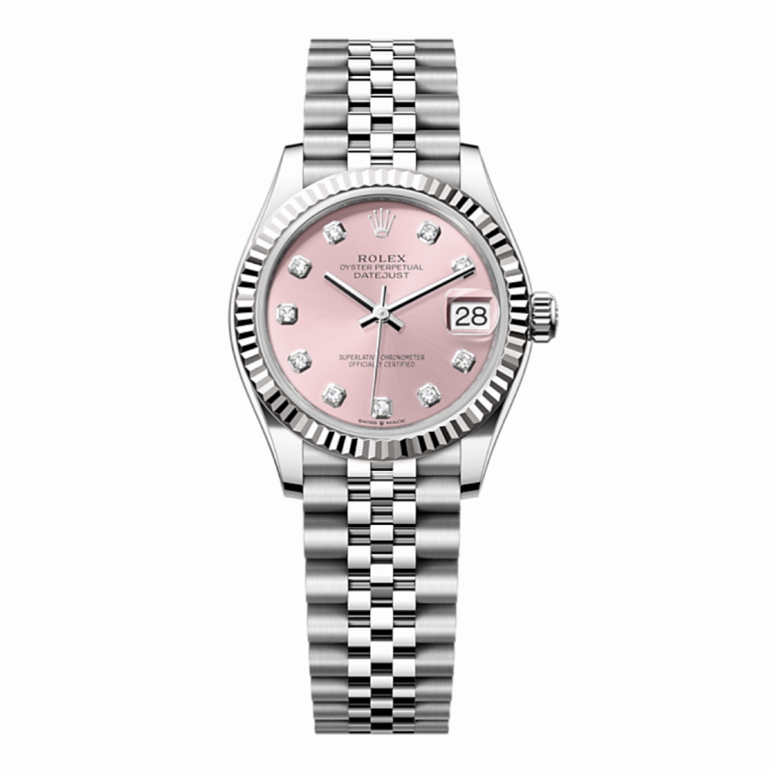 99新 Rolex/劳力士 24年全套/劳力士日志型278274粉钻