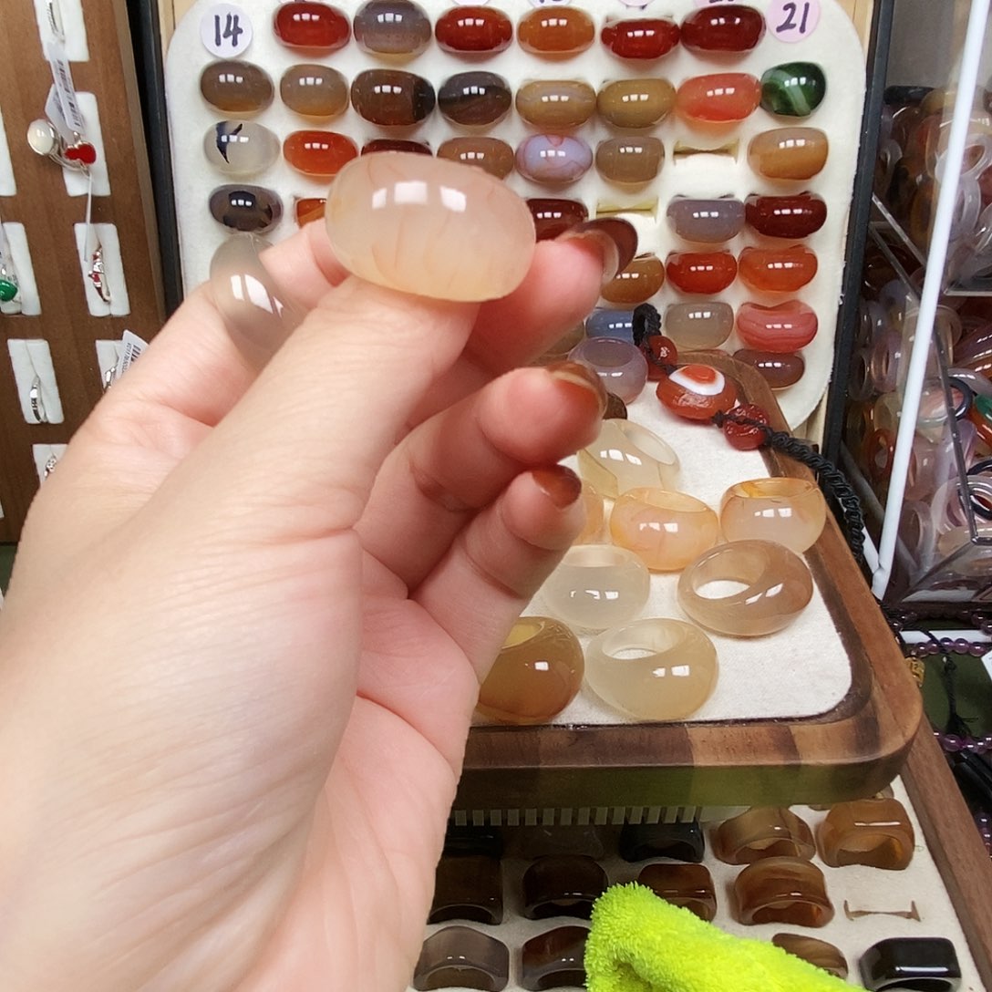 ****玛瑙/玉髓合金戒指