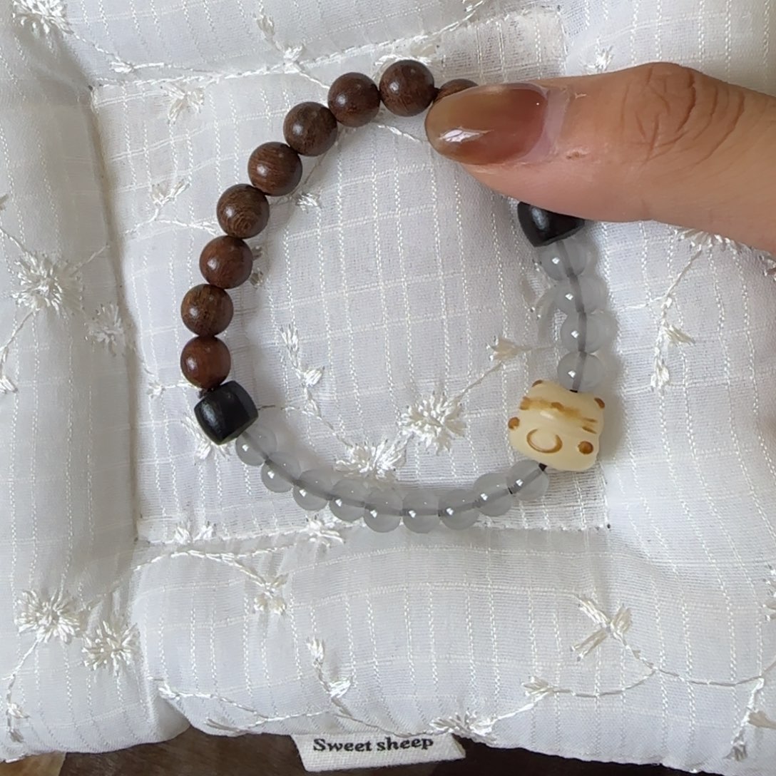 手串/手链苏木（金丝檀）小猫金丝檀手串