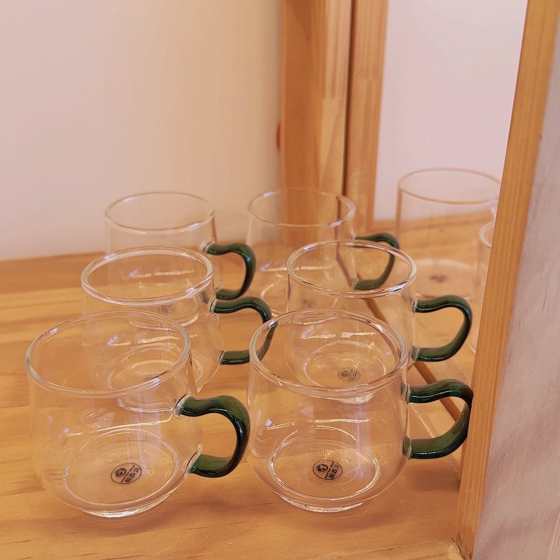 【闪购商品】高硼硅玻璃茶水分离X-04湖绿