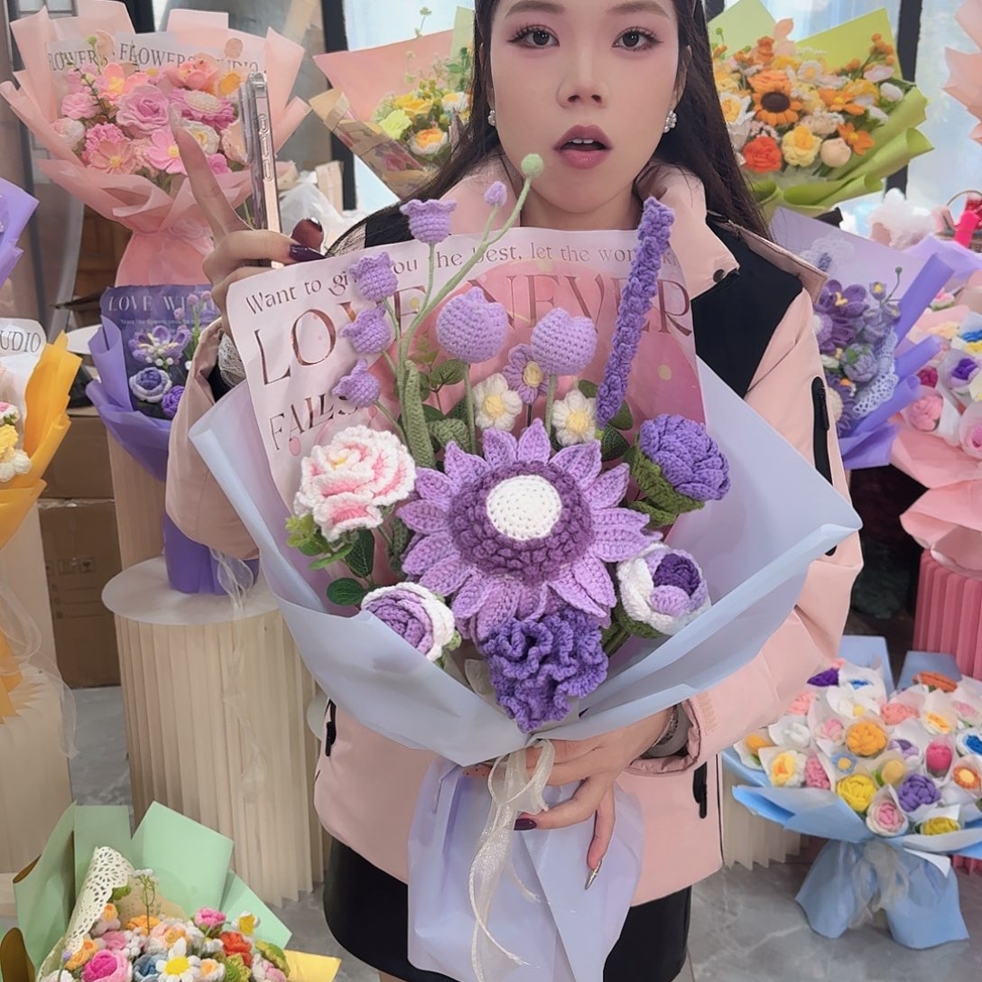 非遗手工花束，孤品清仓