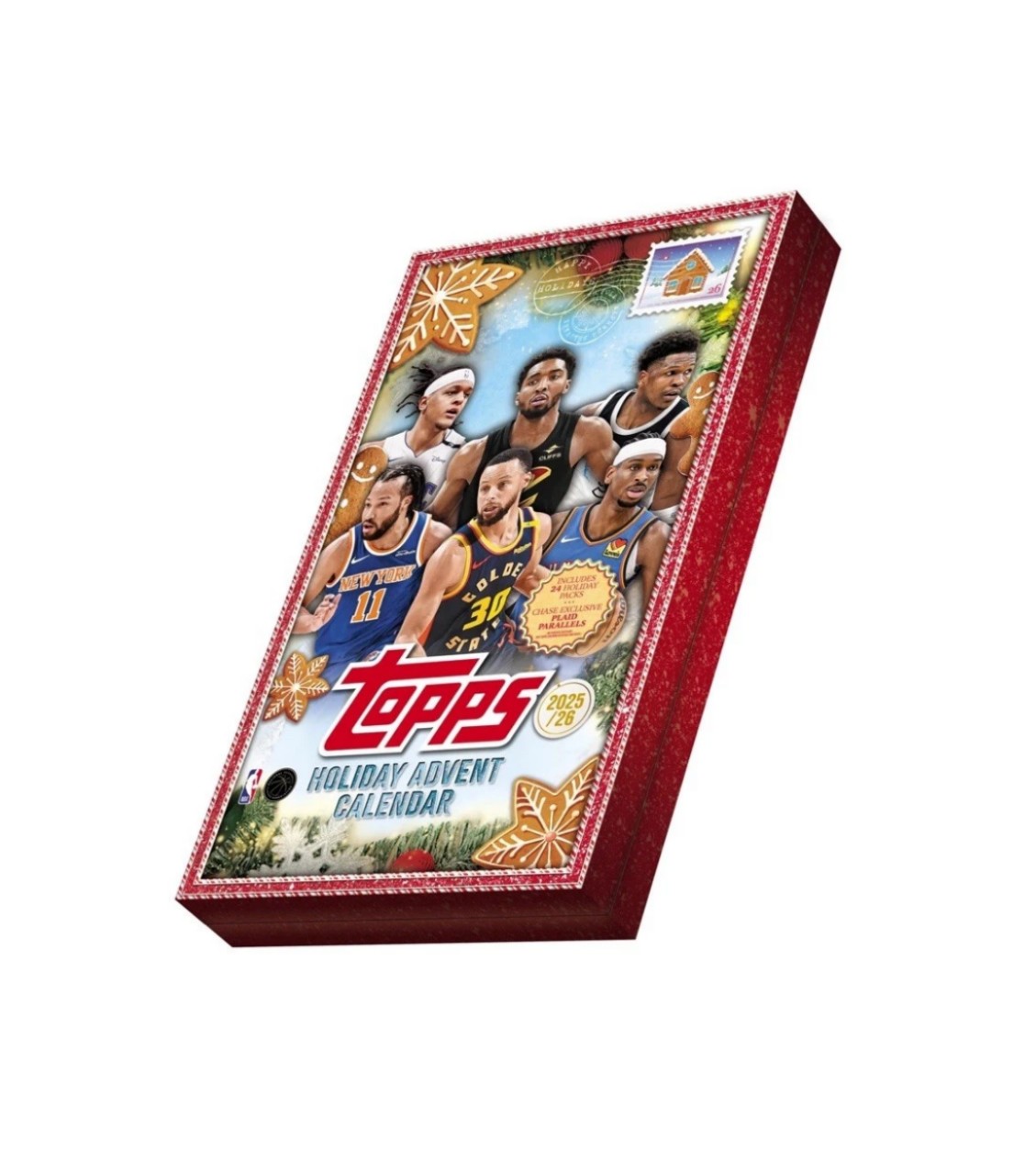 【拆包】 2025-26 Topps 假日日历 NBA篮球 球星卡 盲盒（直播代拆）