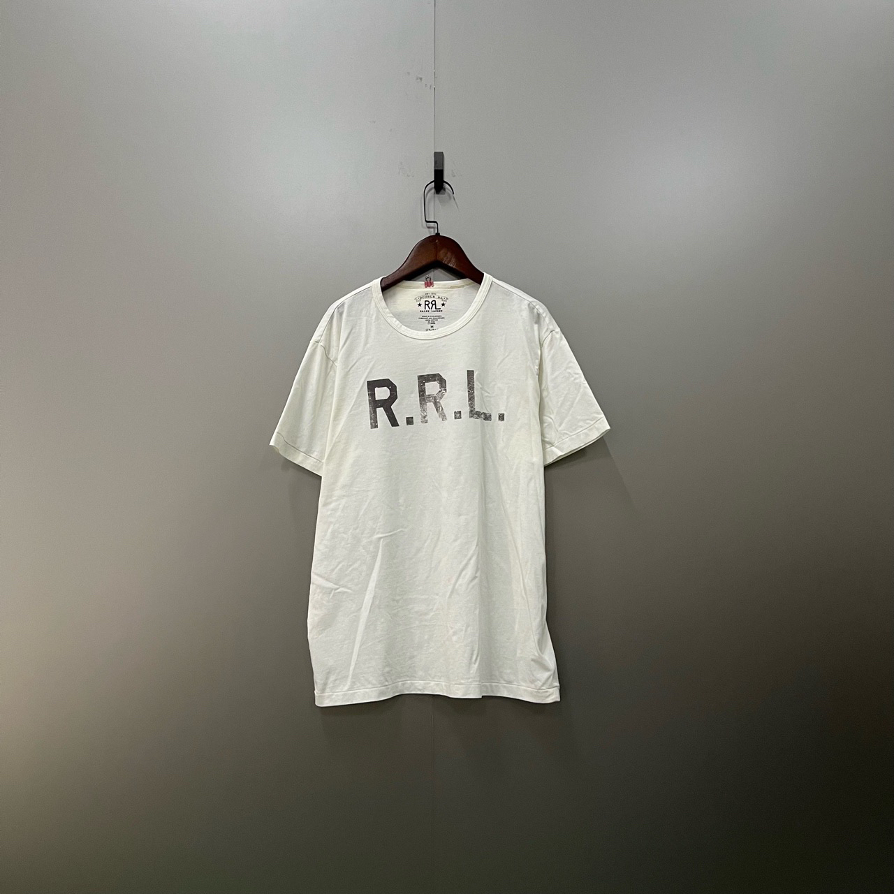 95新 Ralph Lauren/拉夫劳伦 （bb）206 白色印花短袖 M码