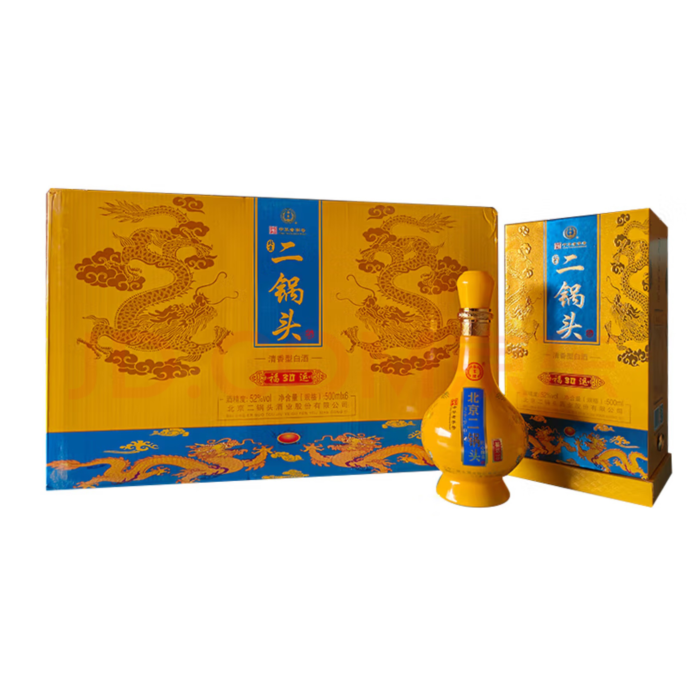 永丰福运30大黄龙一箱（6瓶）