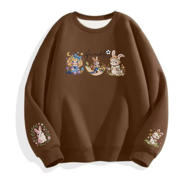 加绒款【A25】潮牌重磅圆领卫衣男女春秋季新款潮牌宽松百搭上衣