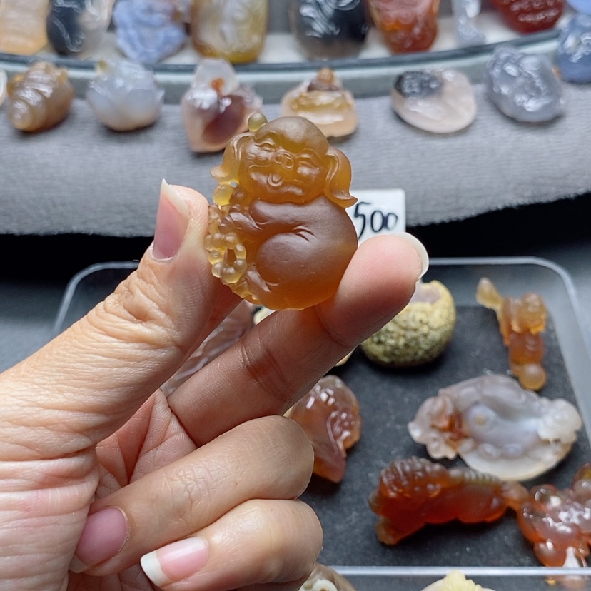 【闪购商品】未镶嵌吊坠定制玛瑙