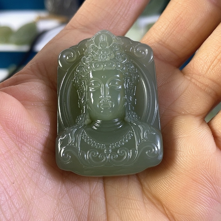 和田玉吊坠(不含链)未镶嵌