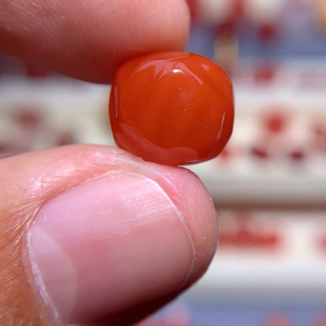 南红玛瑙保山满沙无相老型11×10未镶嵌微微微沙袋