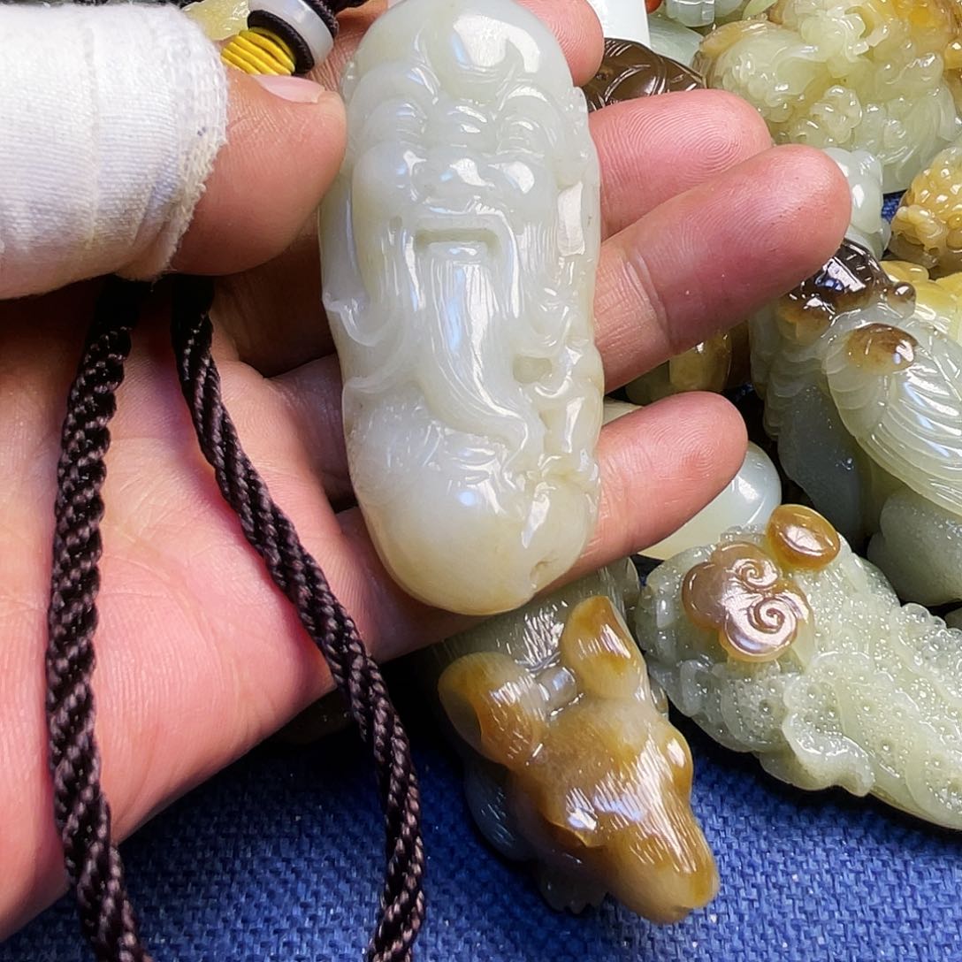 和田玉吊坠(不含链)未镶嵌O****e