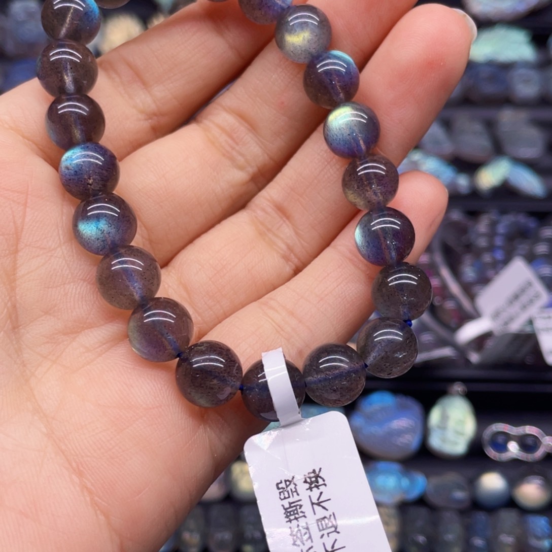 手串未镶嵌长石七**落9左右