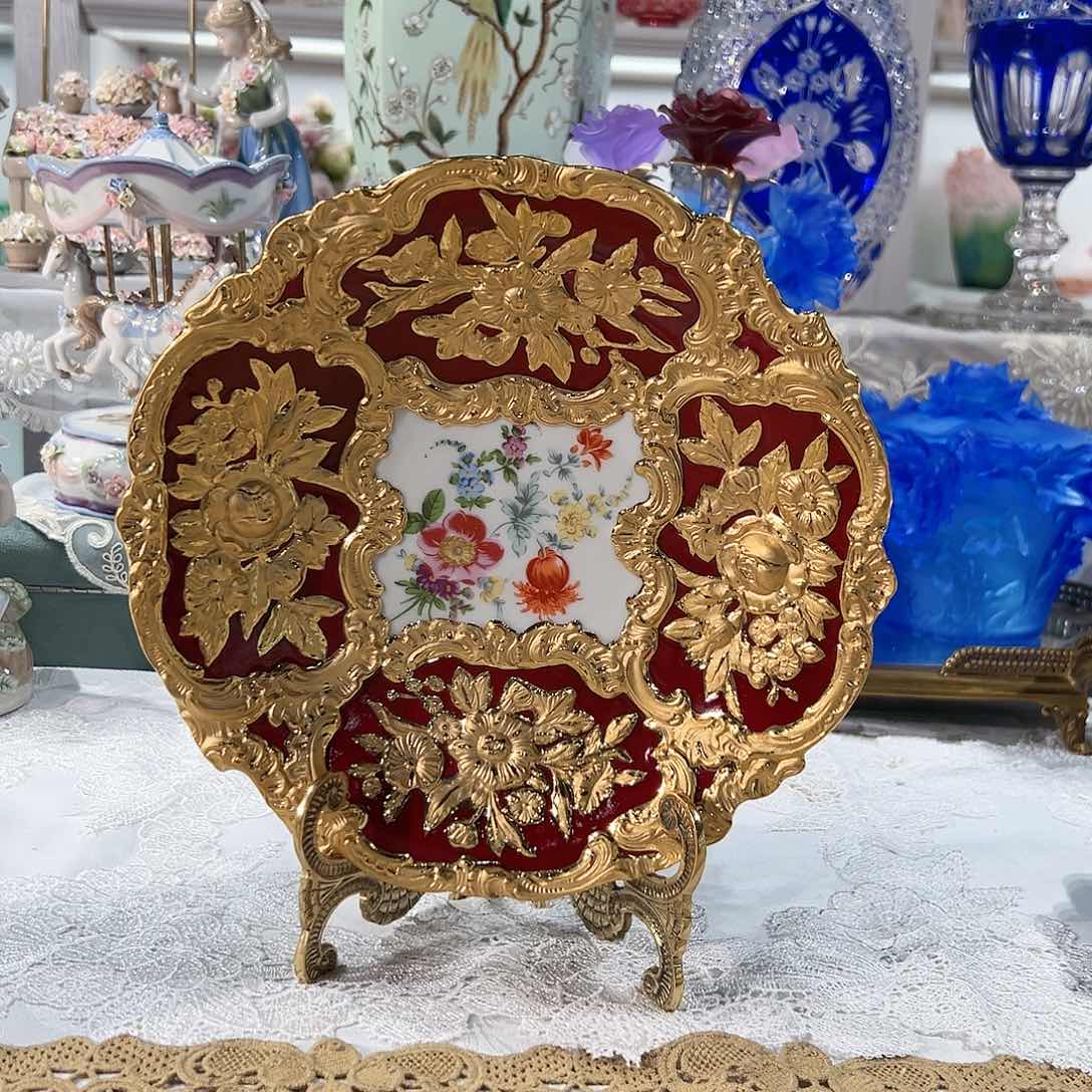 陶瓷R029骨瓷鎏金款赏盘