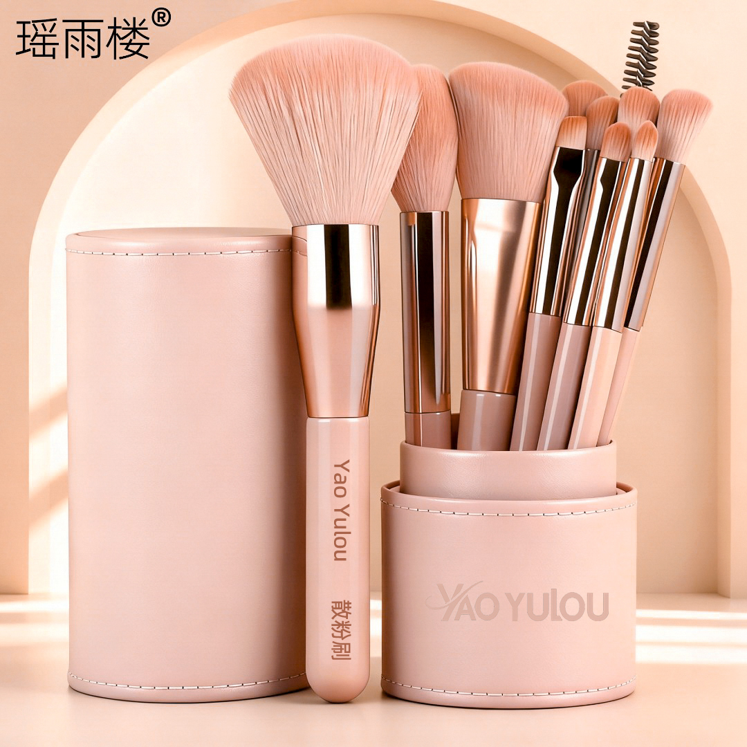 12支化妆刷套装腮红散粉眼影修容高光遮瑕刷全套软毛新手推荐工具