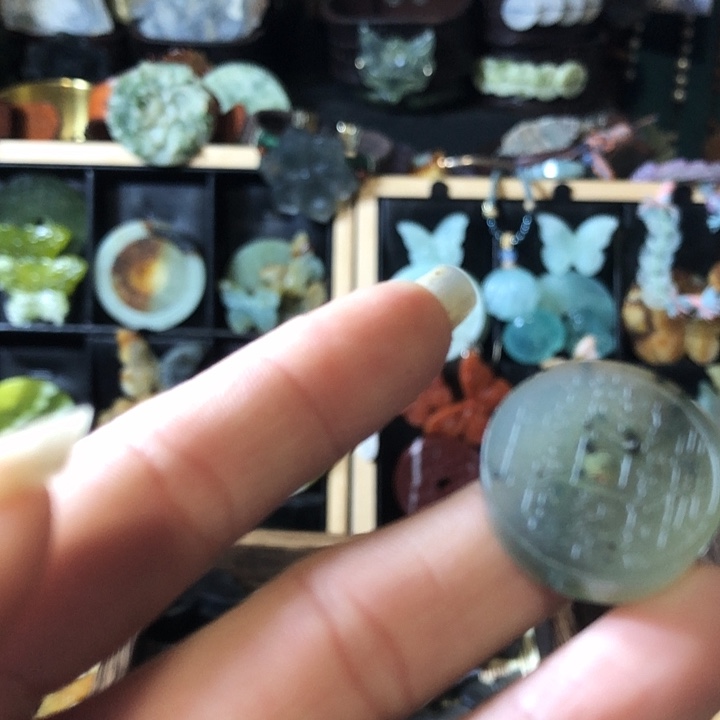 岫玉未镶嵌岫玉挂件