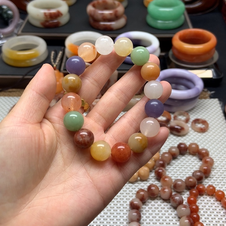 石英质玉未镶嵌手串