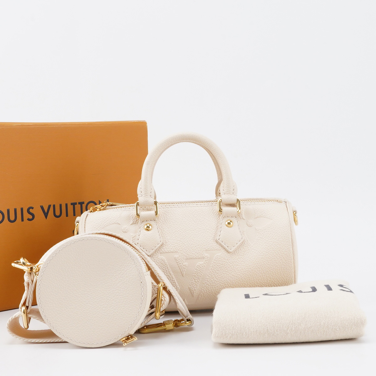 95新 LouisVuitton/路易威登 【白菜】巴比龙bb全皮款/BG22015548