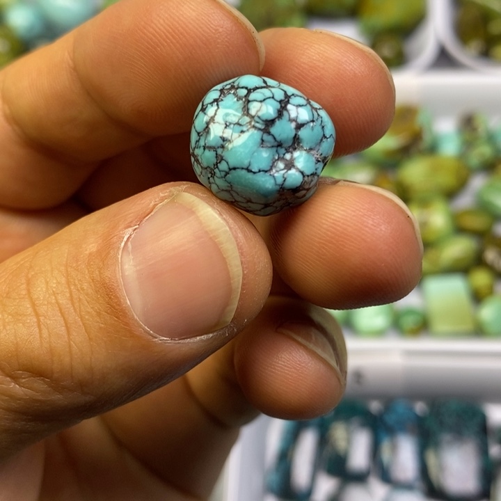 沐***啥高瓷蓝网花随行糖豆