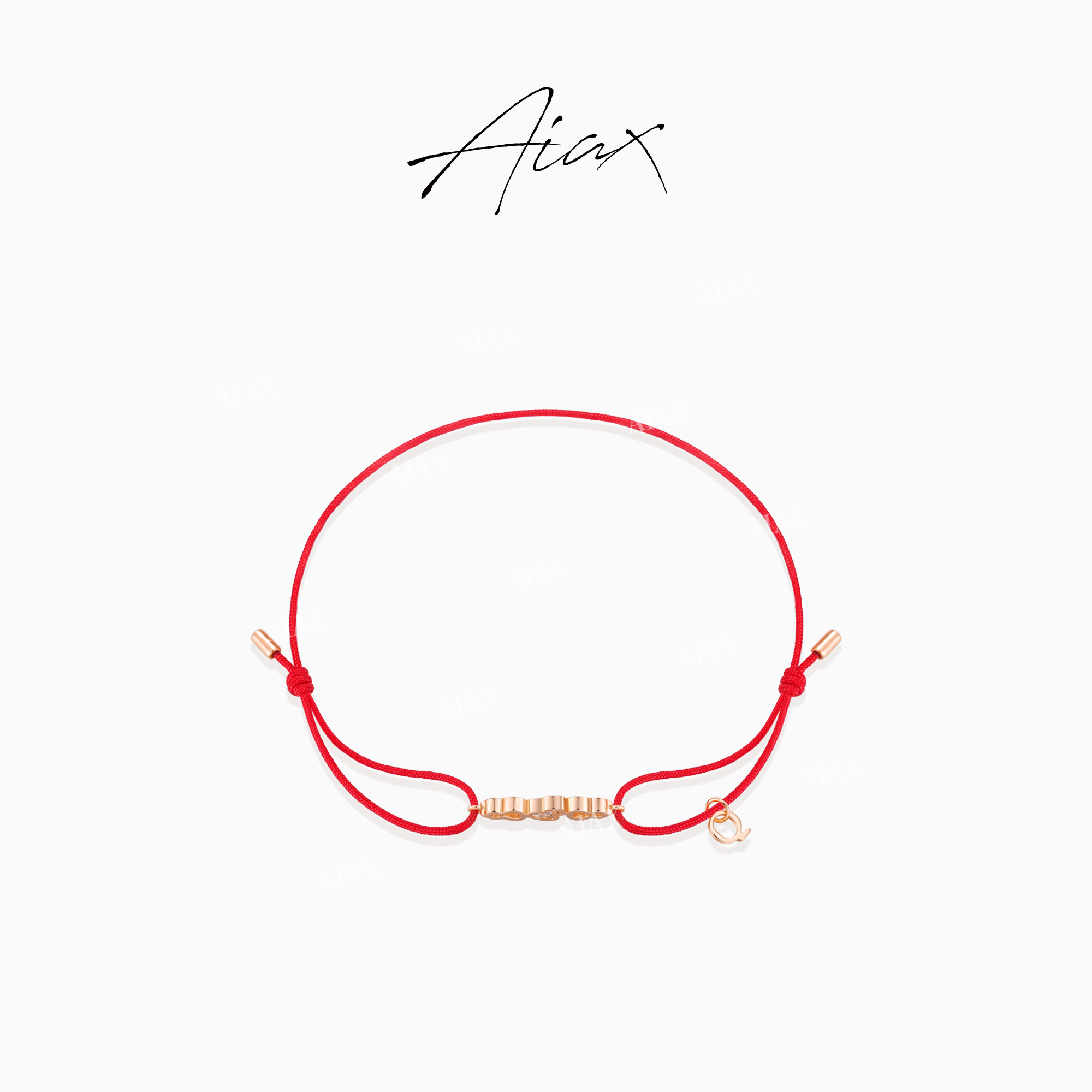 AIAX 925银【葫芦】双十二 小众设计高级三葫芦红绳手链TSS7220