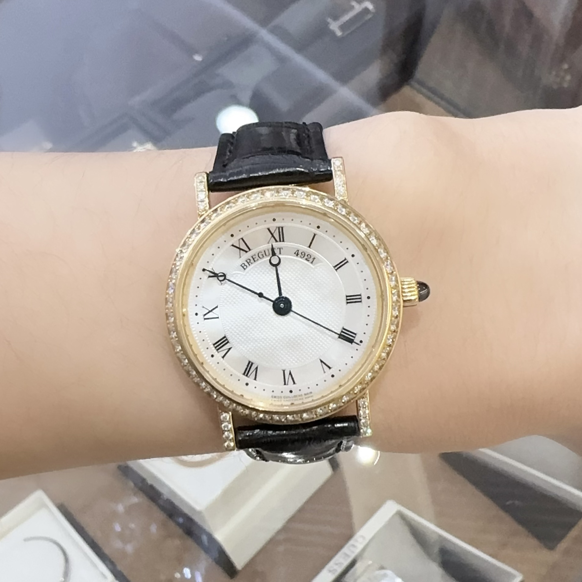 99新 BREGUET/宝玑 麦麦推荐 经典系列8068机械女表 30mm