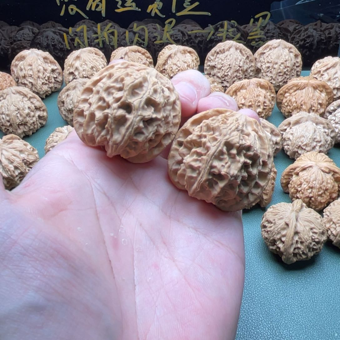 核桃把件阿*39全品苹果园