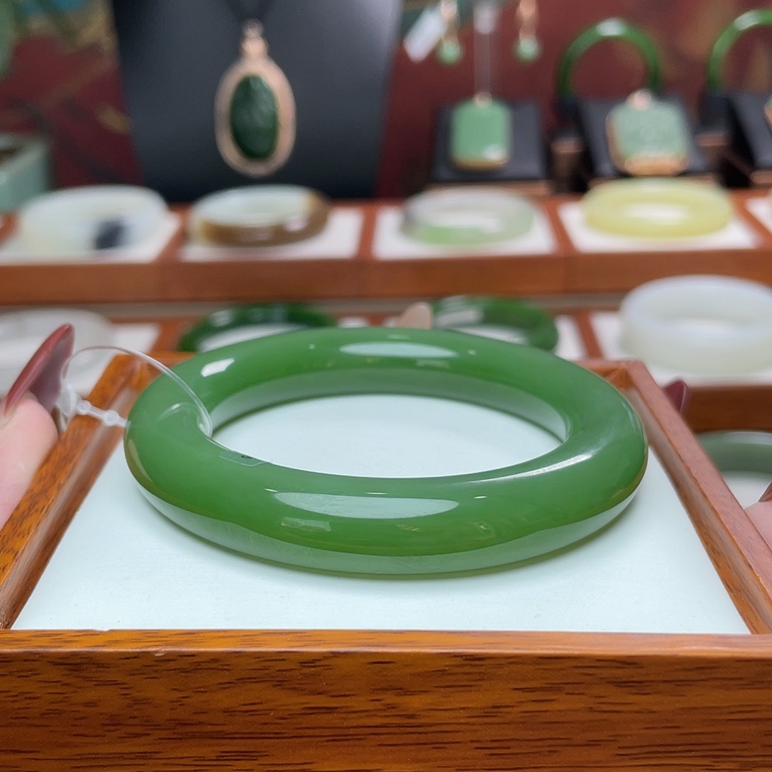 和田玉手镯55.1未镶嵌