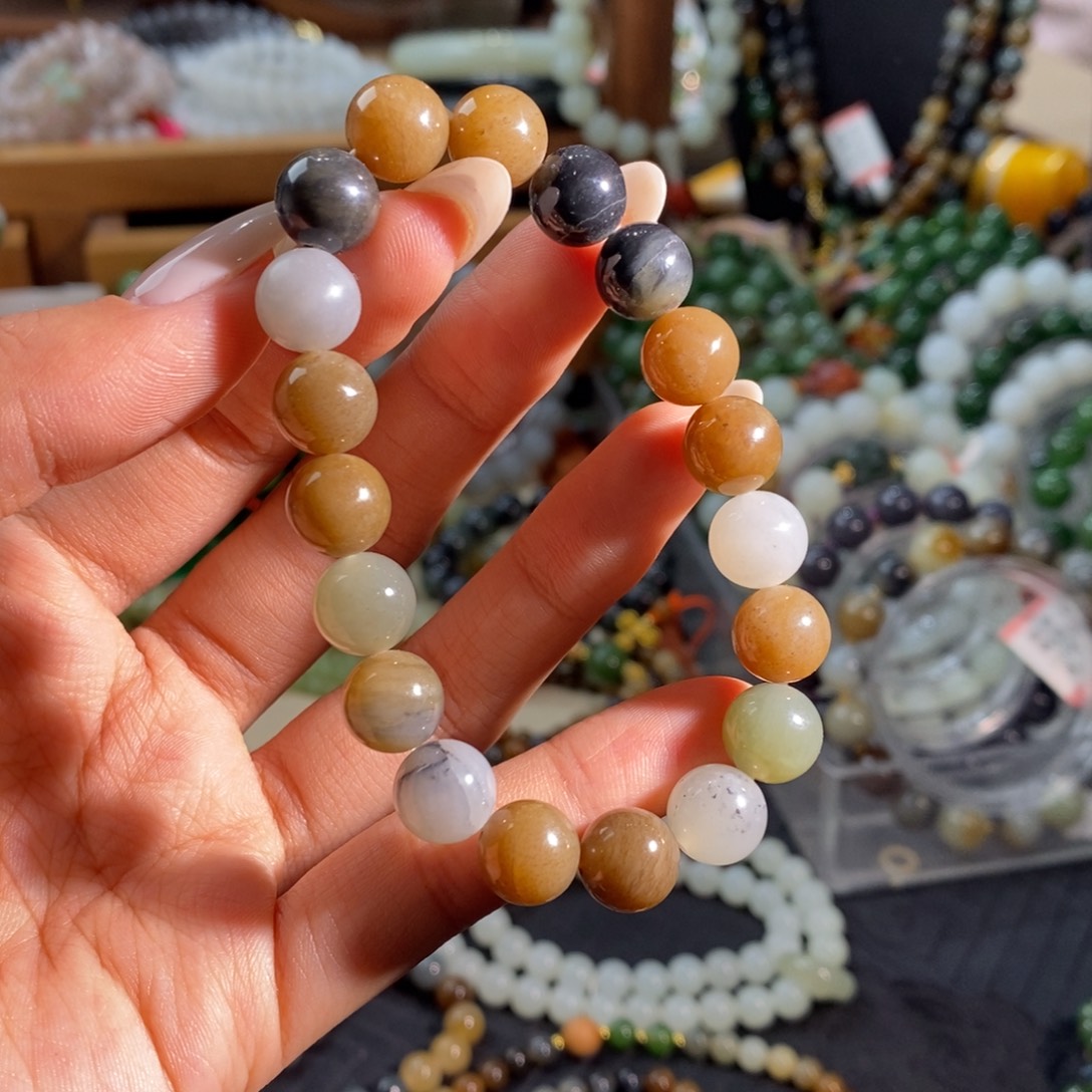 和田玉未镶嵌手链