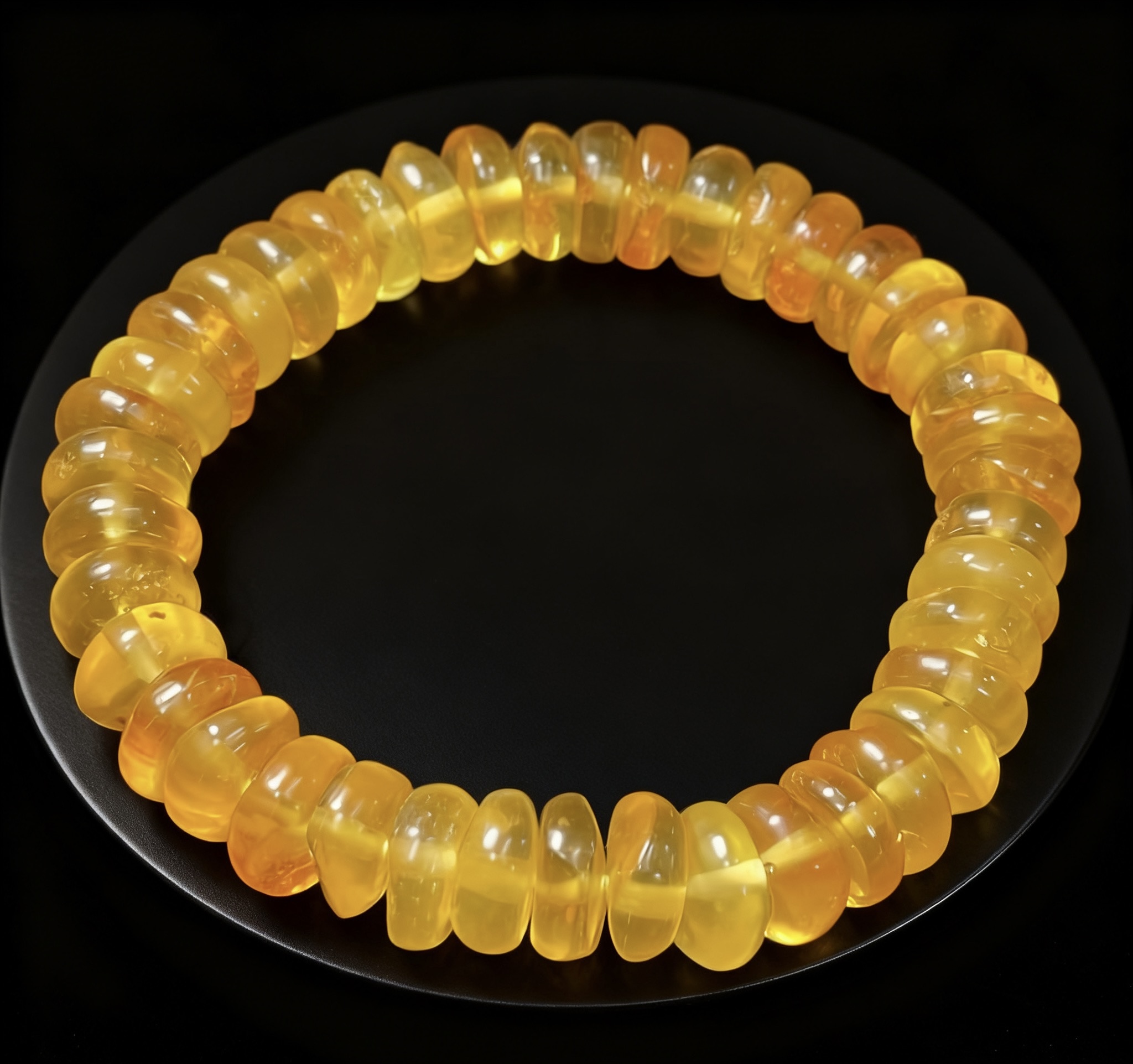 天然琥珀金珀手串
