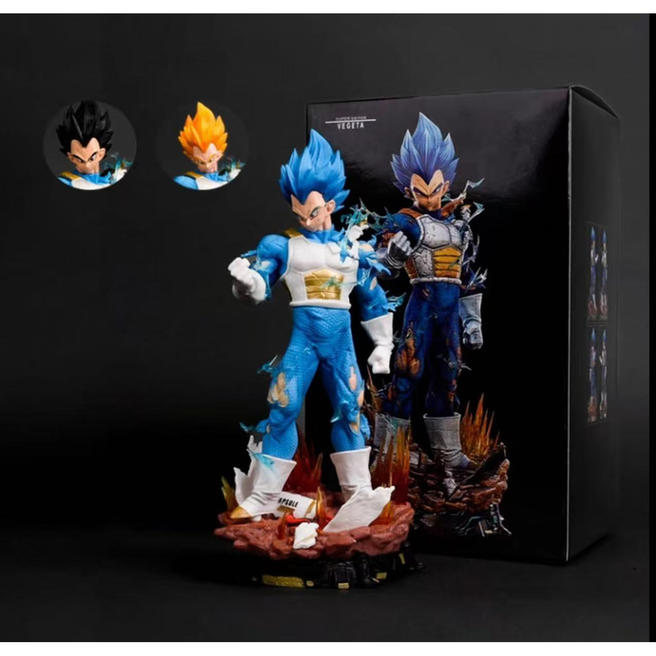 七龙珠 三个头雕贝吉塔 手办模玩摆件