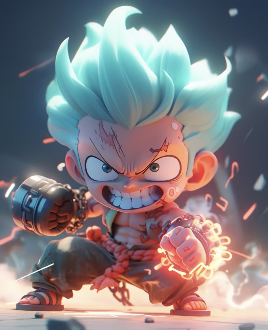 一端链接，新款双生艾达王女雕系列雕像模型礼物