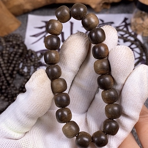 檀香木手串/手链老山檀香阴沉10/11老型珠