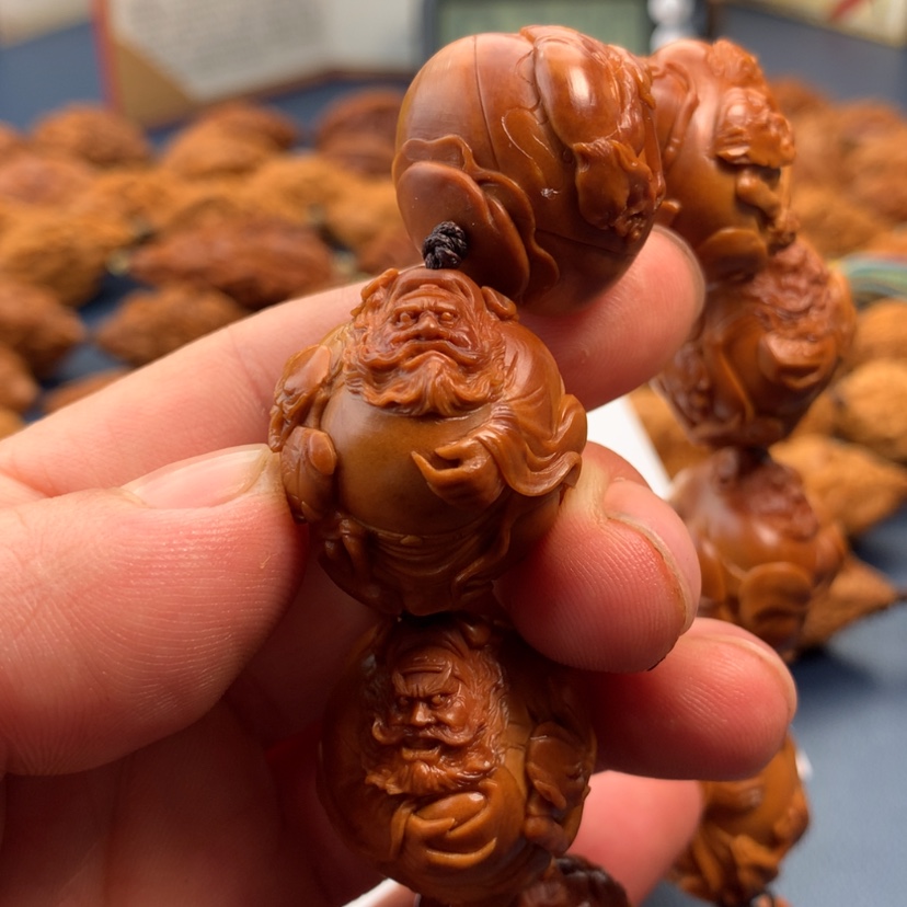 【闪购商品】橄榄核手串/手链李*宝双鬼钟馗