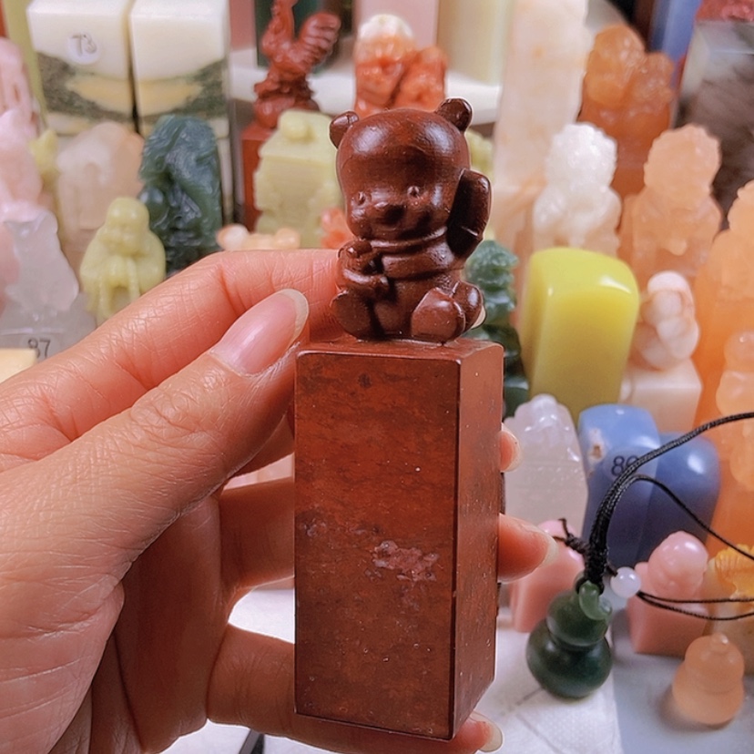 【闪购商品】萧山红青田石雕艺术品