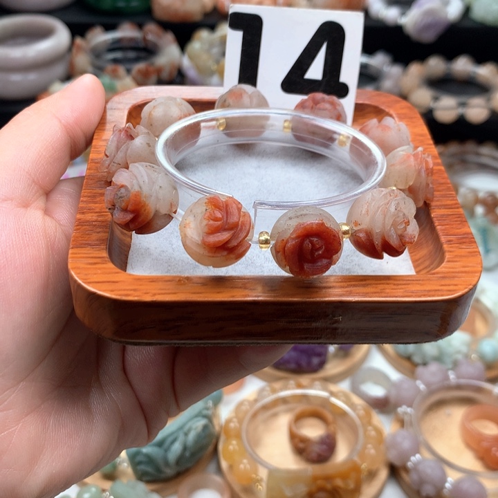 石英质玉手链未镶嵌